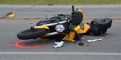 motorcycle accident yesterday near bridge